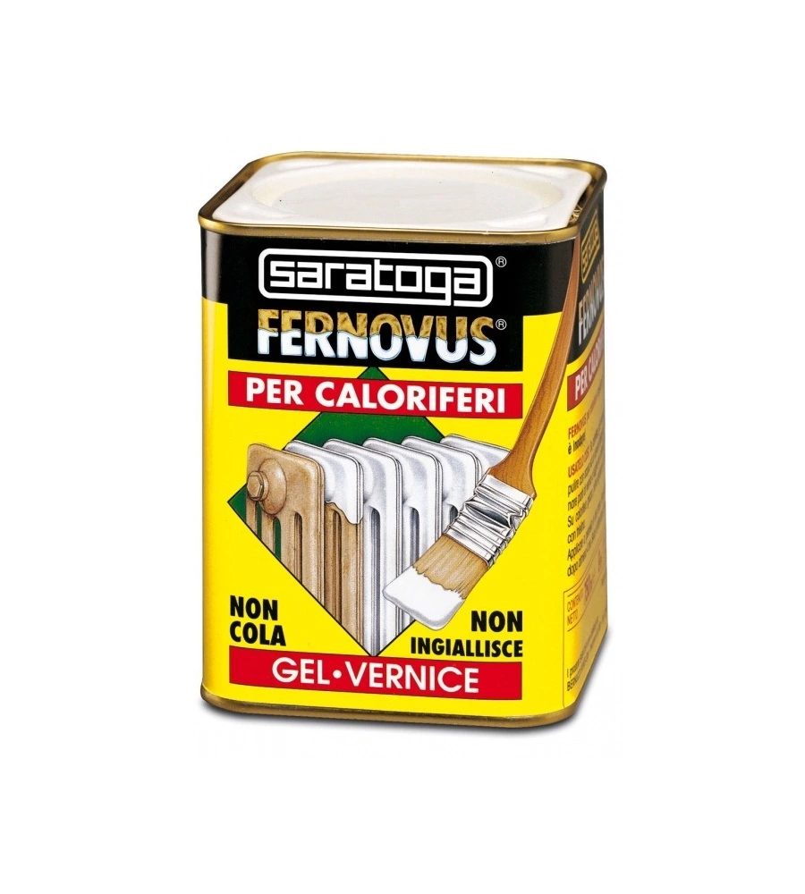 Vernice gel per caloriferi saratoga "fernovus" bianco ghiaccio 750 ml